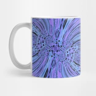 Purple Stained Glass Mosaic Butterfly Mug